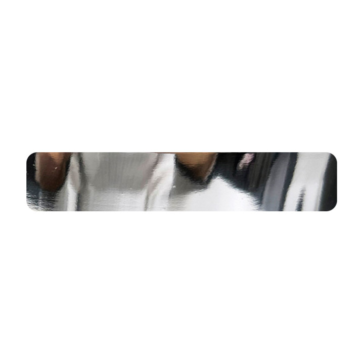 22*0.80 mm Parlak Gümüş Ayna (krom) Pvc Kenar Bandı